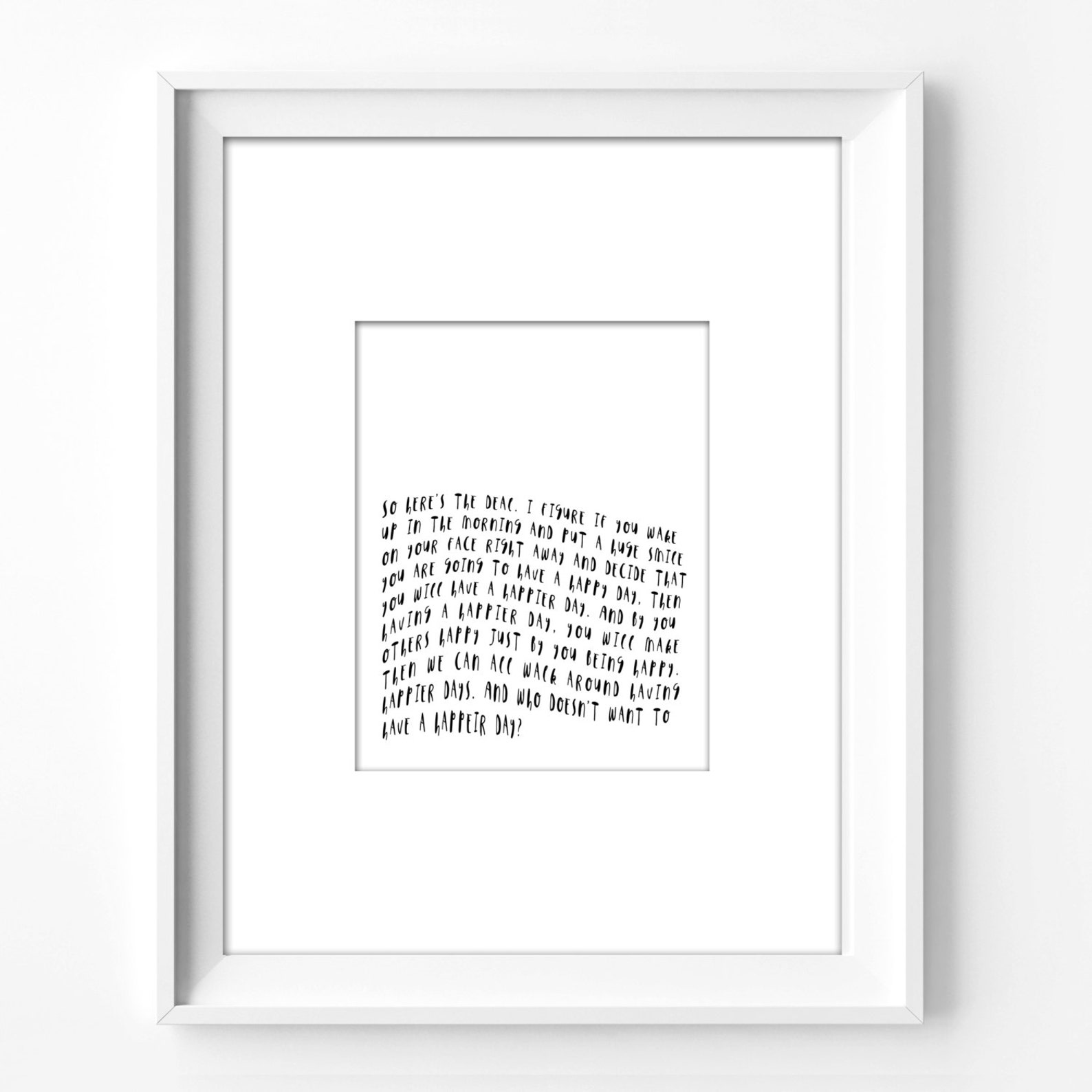 8x10 Wall Art Printable. Quotes Inspirational Wall Decor - Etsy