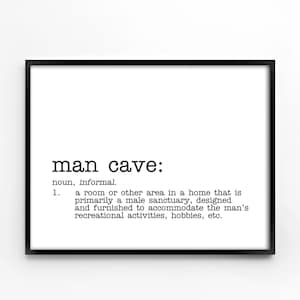 wall art printable, man cave art, printable art, men, wall decor, home decor, office decor, wall art for men, instant download, typography
