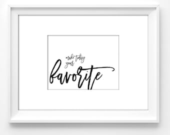 8x10 Wall Art Printable. Quotes Inspirational Wall Decor | Etsy