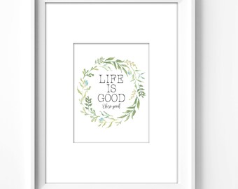 8x10 Wall Art Printable. Quotes Inspirational Wall Decor | Etsy