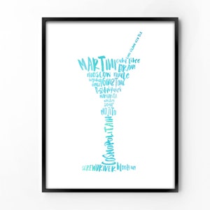 wall art printable, art print, wall decor, office decor, home decor, printable art, graphic art, instant download, bar, alcohol, cocktailsv