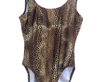 Vintage Animal Print Bathing Suit