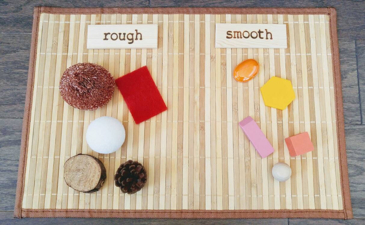 Rough/smooth Sorting Set, Montessori Object Classification, Gift for Kids,  Reggio Emilia, Teacher Resources - Etsy