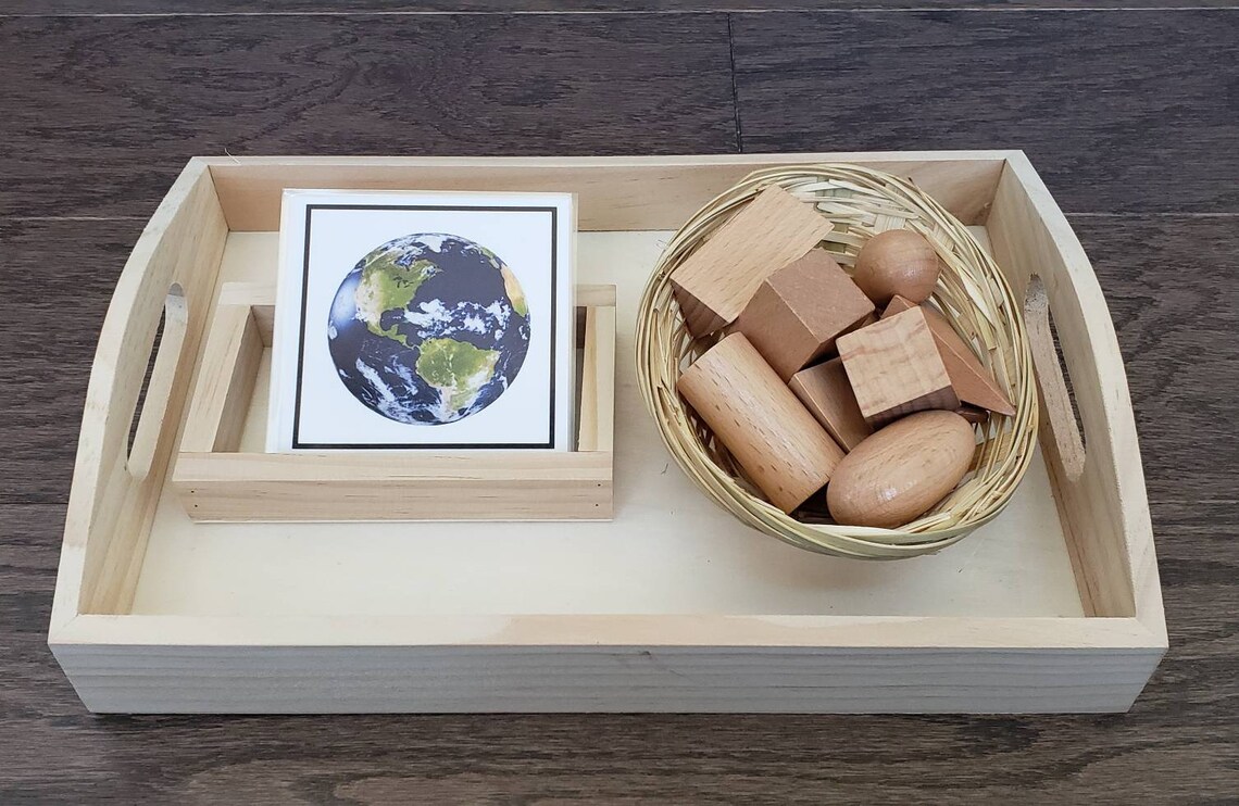 Solid Matching Geometric Solids Matching, Fine Motor Skills, Kids Gift, Montessori ...