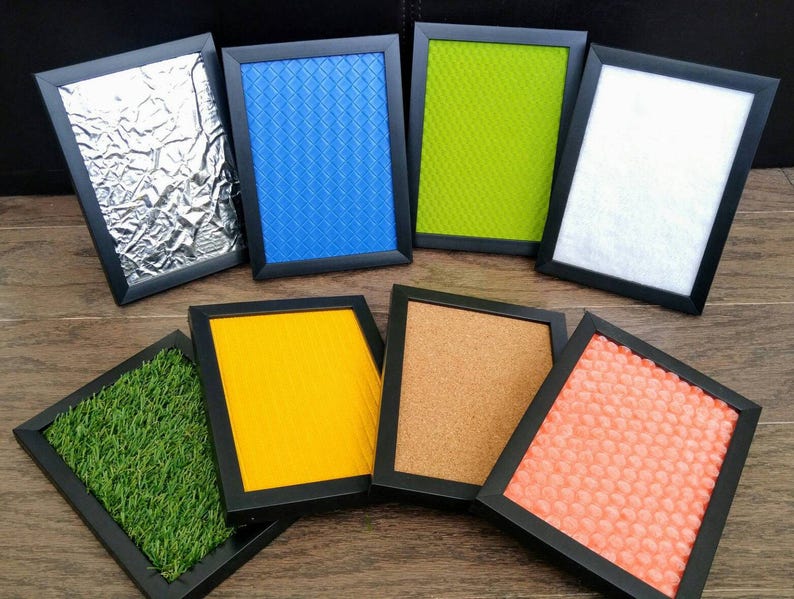 Sensory Boards Framed Touch Boards Gift for Kids Etsy