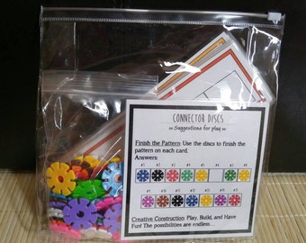 2 in 1 Connectors Busy Bag, Game For Kids, Fine Motor Skills, Gift for Kids, Teacher Resources