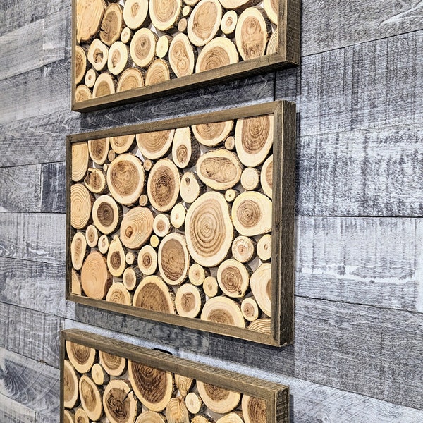 Wood Slice Wall Art Etsy