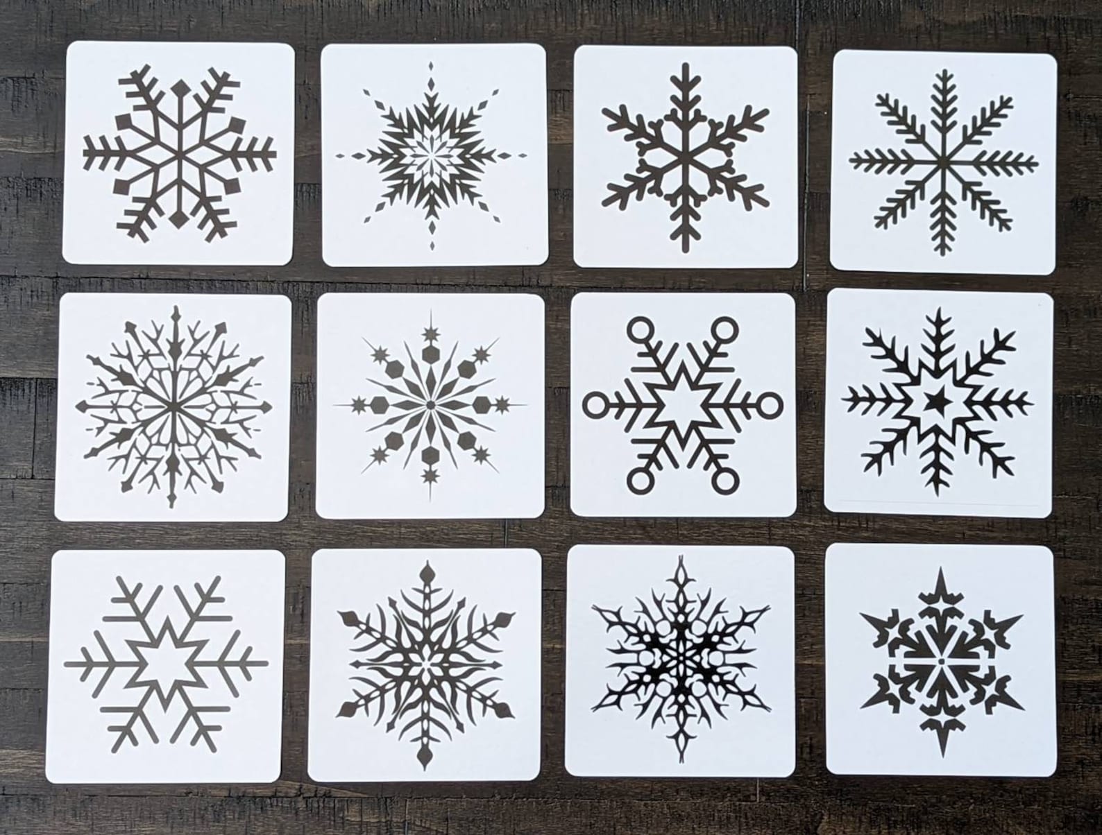 Loose Parts Snowflake Exploration Build a Snowflake Fine Etsy