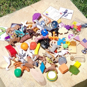 Objetos Montessori/Emparejamiento de letras, Objetos con sonidos iniciales, Objetos de la serie rosa, Regalos para niños, Aula Montessori, Recursos para docentes