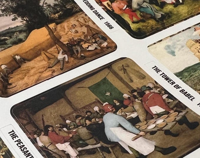 Pieter Bruegel the Elder Mini Fine Art Painting Stickers - 812