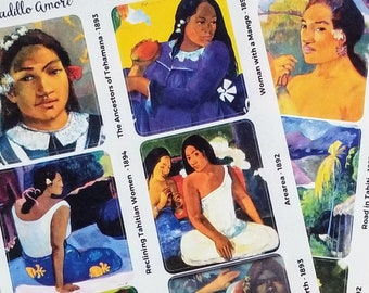 Paul Gauguin Mini Fine Art Painting Stickers - 1076