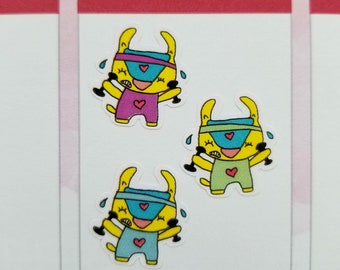 Weight Lifting Aarti Armadillo {20 Cute Functional Planner Stickers: Weights, Workout, Exercise, Fitness, Sweat, Health, Gym} 399