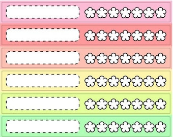 Hobonichi Weeks Rainbow Flower Habit Tracker Stickers - Pastel Planner Sticker Productivity Tracking Motivation Functional Self Care - 1047