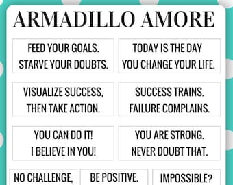 Motivational and Inspirational Stickers - Positive Thoughts Planner Stickers - 27