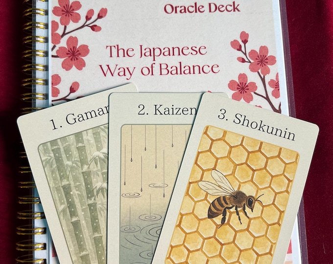 Seasons of the Heart Oracle Card Deck - The Japanese Way of Balance Divination Cards and Guidebook