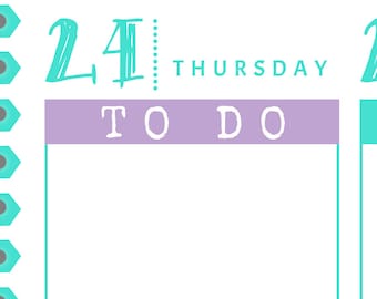 To Do Stickers - Planner Stickers - To Do List - Productivity Sticker - Functional Sticker - Calendar Sticker - College Planner Sticker - 37