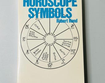 Horoscope Symbols by Robert Hand - Vintage Occult Book Used Paperback with some Binding/Condition Issues