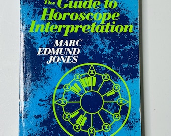 The Guide to Horoscope Interpretation by Marc Edmund Jones - Vintage Occult Book Gently Used Paperback