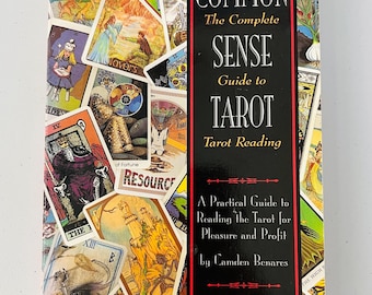Common Sense Tarot: The Complete Guide to Tarot Reading by Camden Benares  - Vintage Occult Book Gently Used Paperback