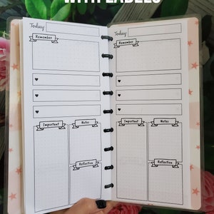 HALF SHEET Happynichi Happy Planner Daily 1 Page Printable Insert ...