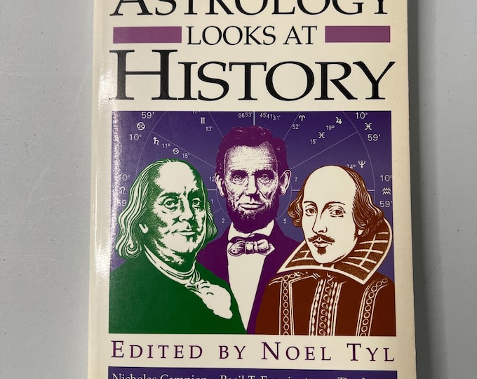 Astrology Looks at History (Llewellyn's New World Astrology Series) Edited by Noel Tyl 1995 - Vintage Occult Book Gently Used Paperback
