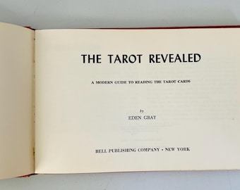 The Tarot Revealed Modern Guide to Reading Tarot by Eden Gray (Hardcover, 1960) - Vintage Tarot Book Used Paperback