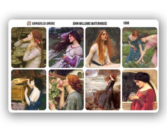 John William Waterhouse Fine Art Stickers - Beautiful Painting Stickers- Laptop Waterproof Sticker for Art Journal Junk Journal - 1098