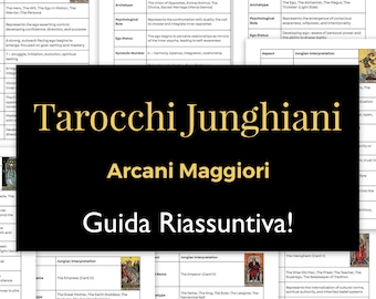 Guida Junghiana dei Tarocchi PDF (in italiano) – Arcani Maggiori, Archetipi, Psicologia, Ombra, Scoperta di Sé