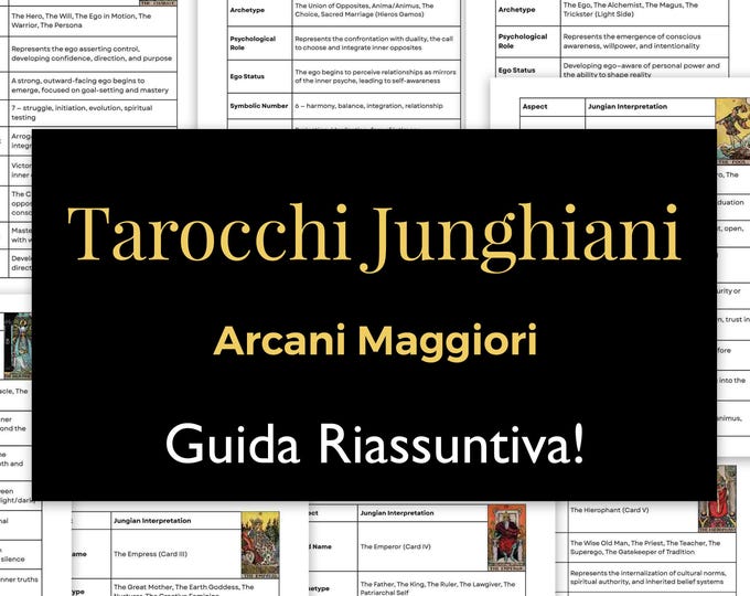 Guida Junghiana dei Tarocchi PDF (in italiano) – Arcani Maggiori, Archetipi, Psicologia, Ombra, Scoperta di Sé