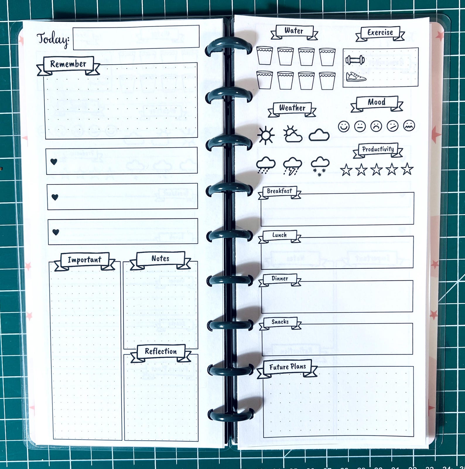SKINNY CLASSIC Happynichi Happy Planner Daily 2 Page - HP Printable ...