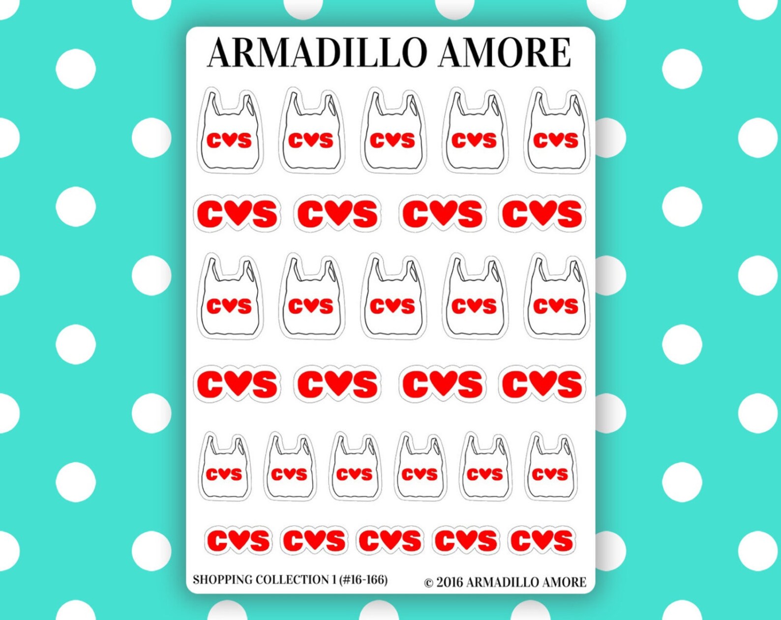 CVS Inspired Drug Store Shopping Bags & Name Stickers 29 Etsy UK