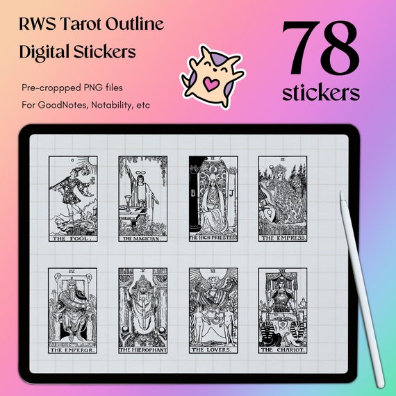Transparent Tarot PNG - Tarot Clipart, PNG Tarot, Black White Tarot, Digital Tarot, Tarot Bundle, Commercial Use Tarot, Tarot Transparent
