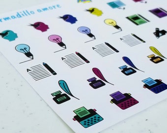 Write Away! - Writing Process Stickers for Authors - 379