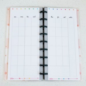 HALF SHEET HP Happynichi Happy Planner Monthly Digital Printable Insert ...