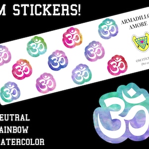 Stickers Om {11 stickers fantaisie mats} 296