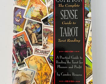 Common Sense Tarot: The Complete Guide to Tarot Reading by Camden Benares  - Vintage Occult Book Gently Used Paperback