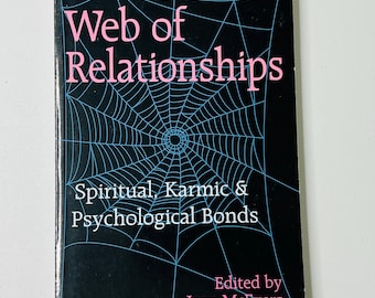 Web of Relationships Spiritual Karmic Psychological Bonds - Joan McEvers - Vintage Occult Book Gently Used Paperback
