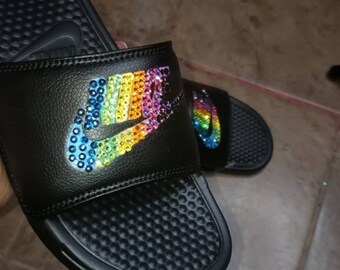 rainbow slides nike