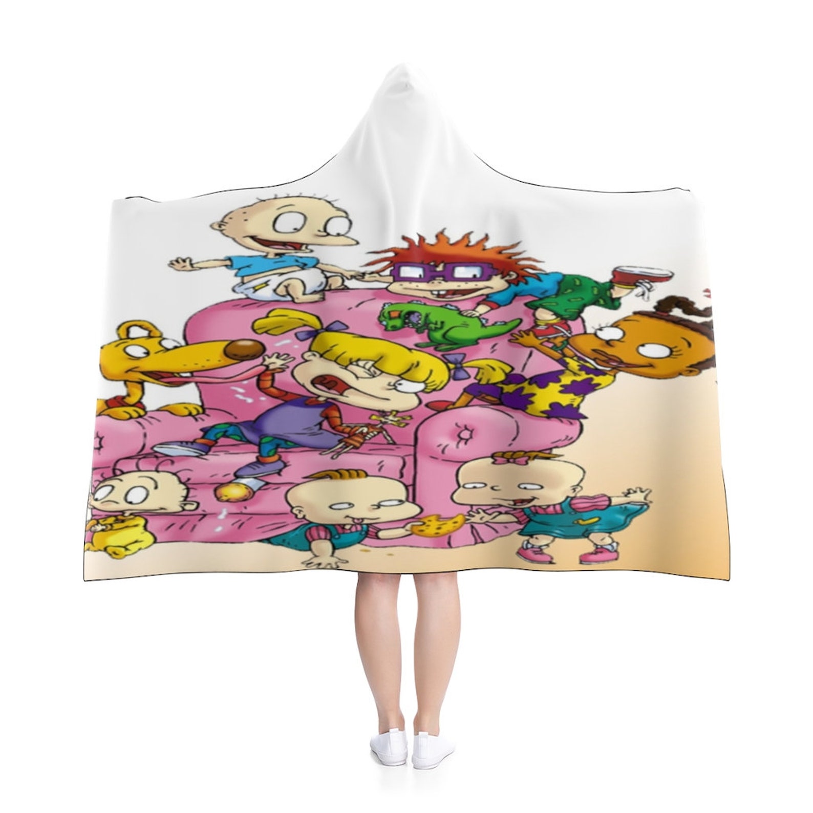 Rugrats Throwback Hooded Blanket Etsy