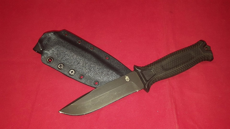Custom gerber strongarm kydex sheath black SHEATH ONLY Etsy