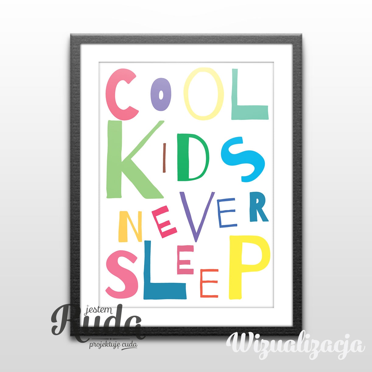 COOL KIDS Motivational quote Motivational poster Wall | Etsy