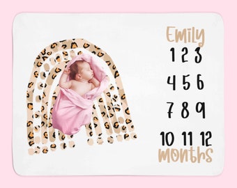 Baby Girl, Milestone Blanket,Girl Month Blanket,Boho,  Premium baby blanket,Personalized baby blanket,Personalized milestone