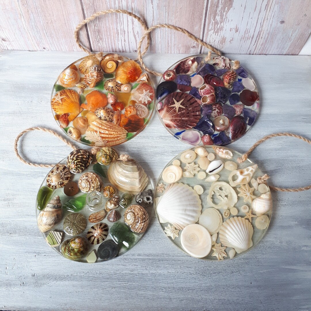 Seashell Resin Art 3D Ocean Epoxy Art Beach Treasure Etsy Australia