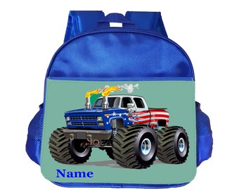 monster truck bookbag