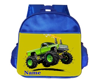 monster truck bookbag
