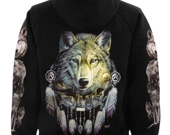 wolf jacket with hood