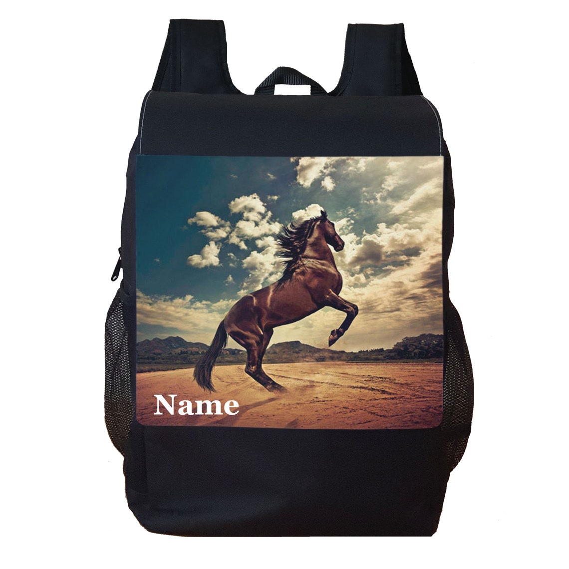 Personalised Horse Backpack Etsy
