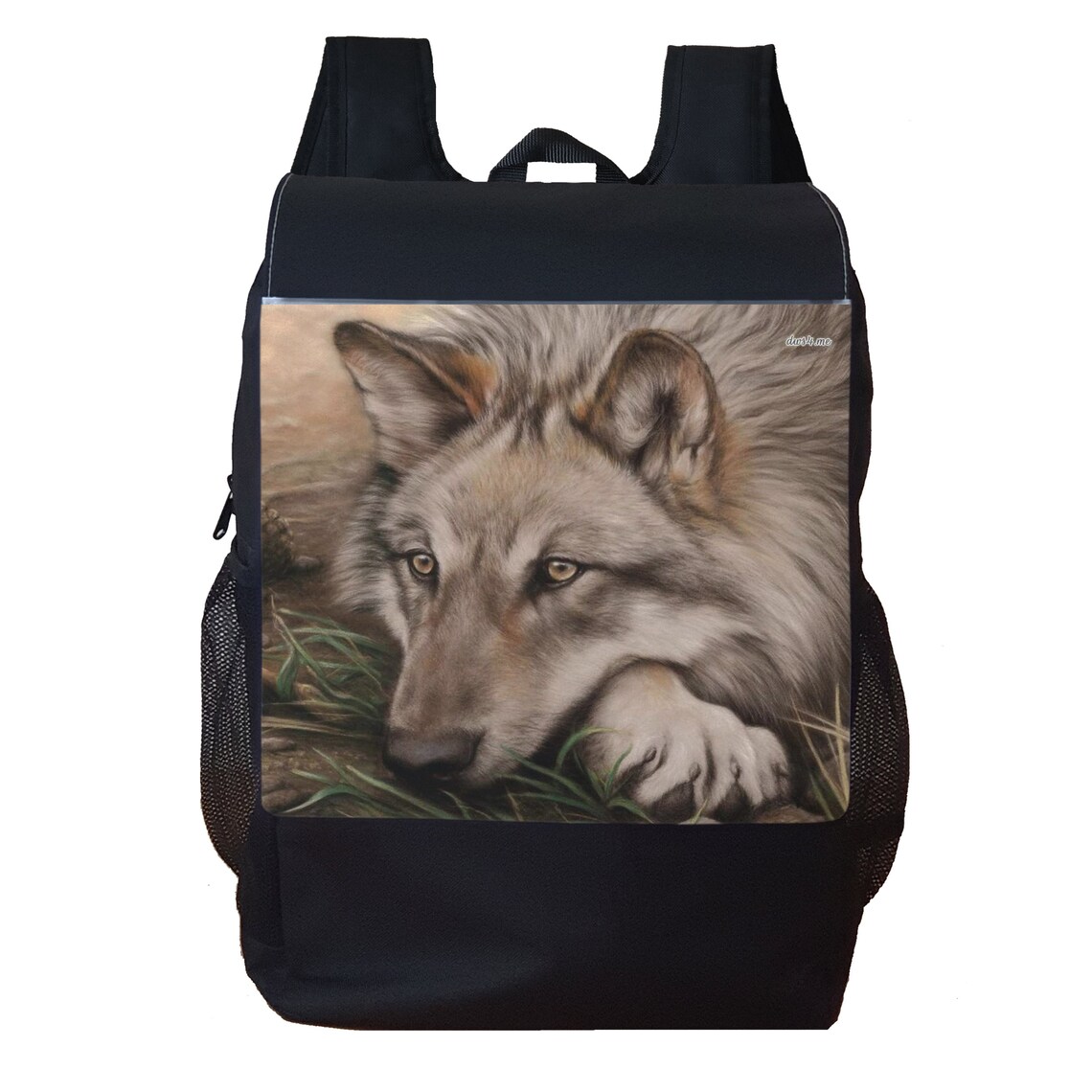 Personalised Wolf 12 Backpack Etsy