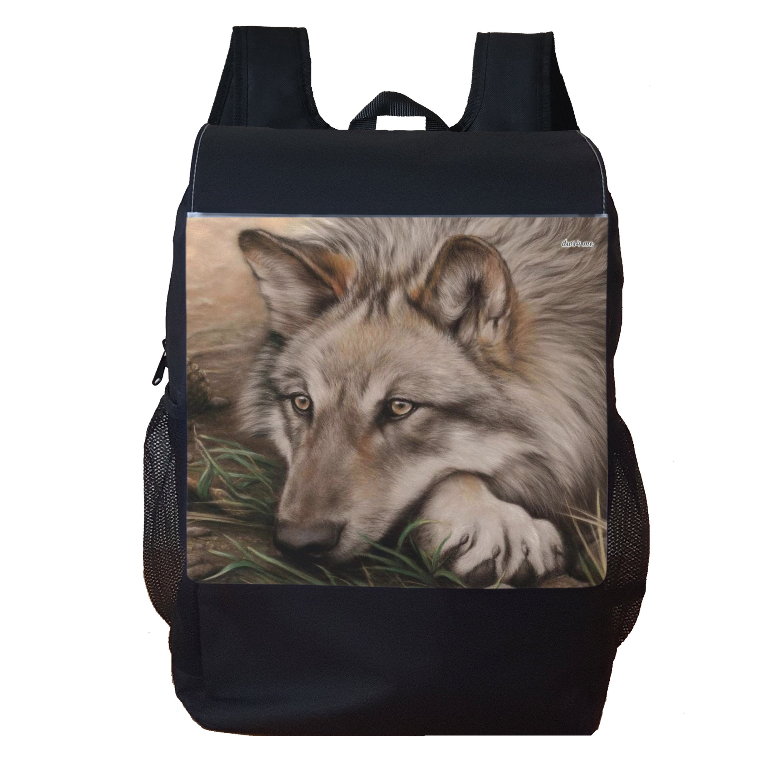 Personalised Wolf 12 Backpack Etsy