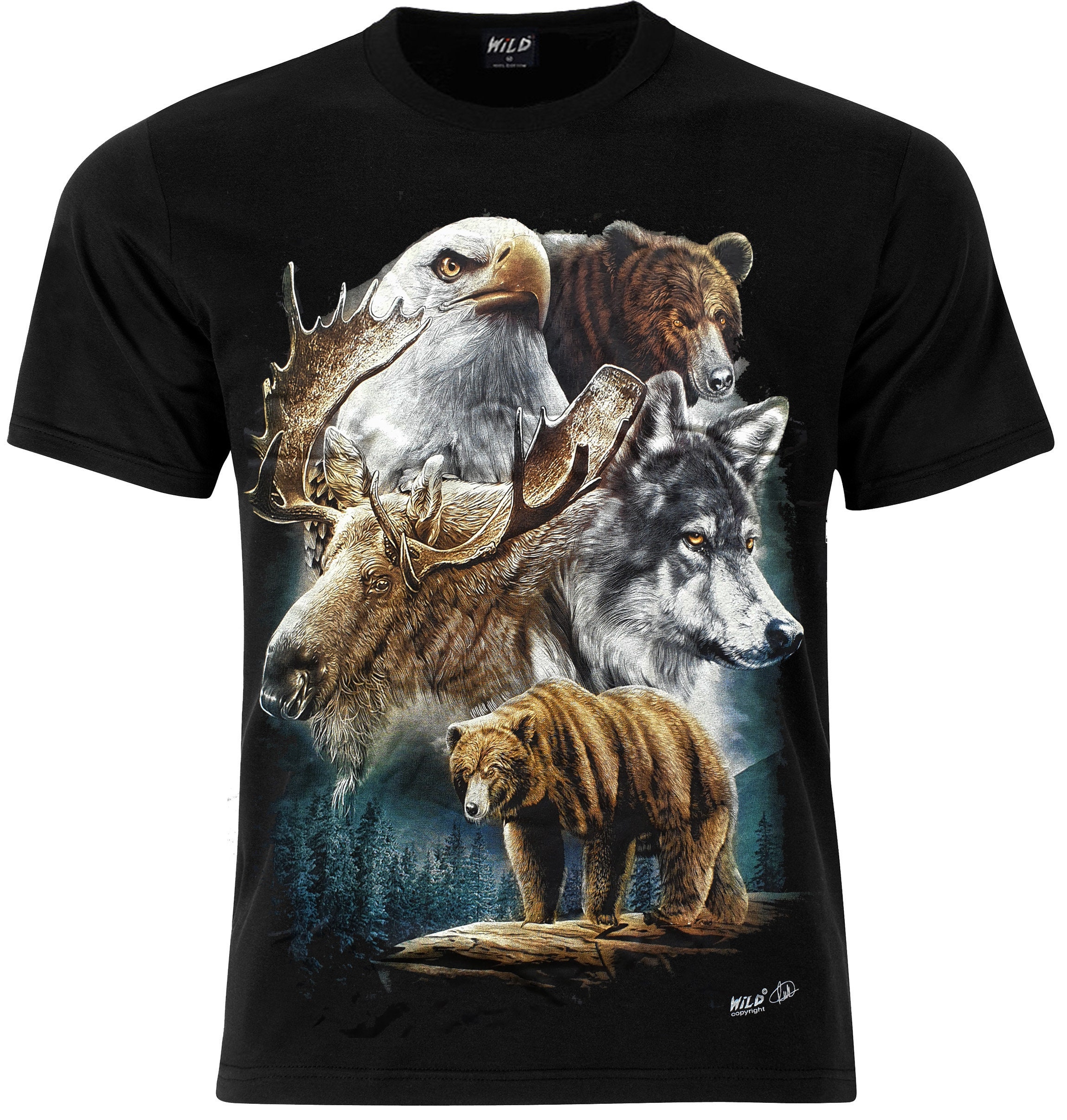 wolf t shirt uk